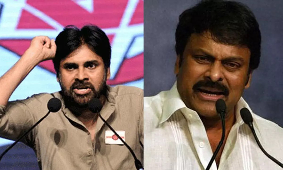 Pawan Kalyan tightlipped on Chirus re-entry in Andhra Politics