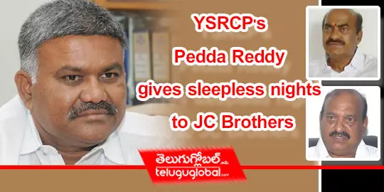 YSRCPs Pedda Reddy gives sleepless nights to JC Brothers