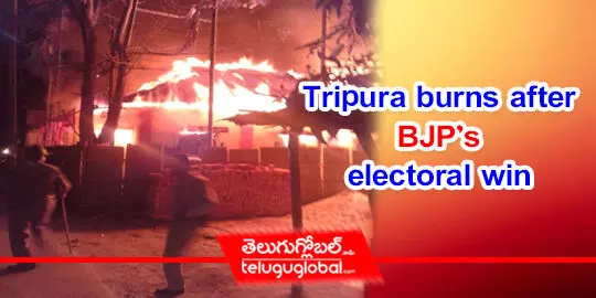 Tripura burns after BJP’s electoral win