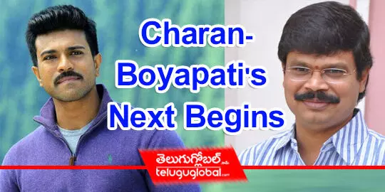 Charan-Boyapatis Next Begins